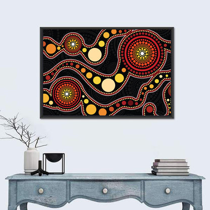 Aboriginal Dot Wall Art