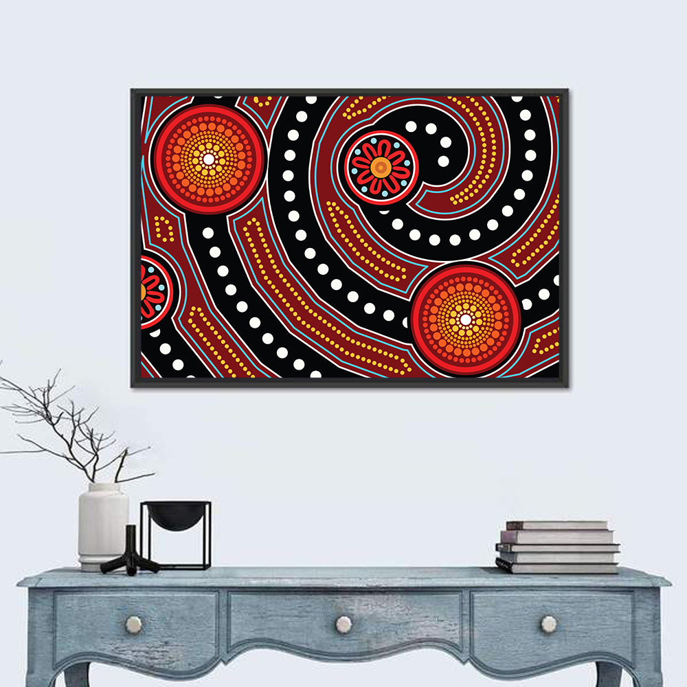 Aboriginal Dot Style Ii Wall Art