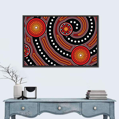 Aboriginal Dot Style Ii Wall Art