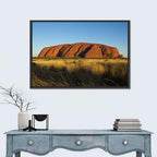 Uluru Red Rock at Golden Hour Wall Art