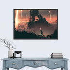 Eiffel Tower Aftermath Wall Art