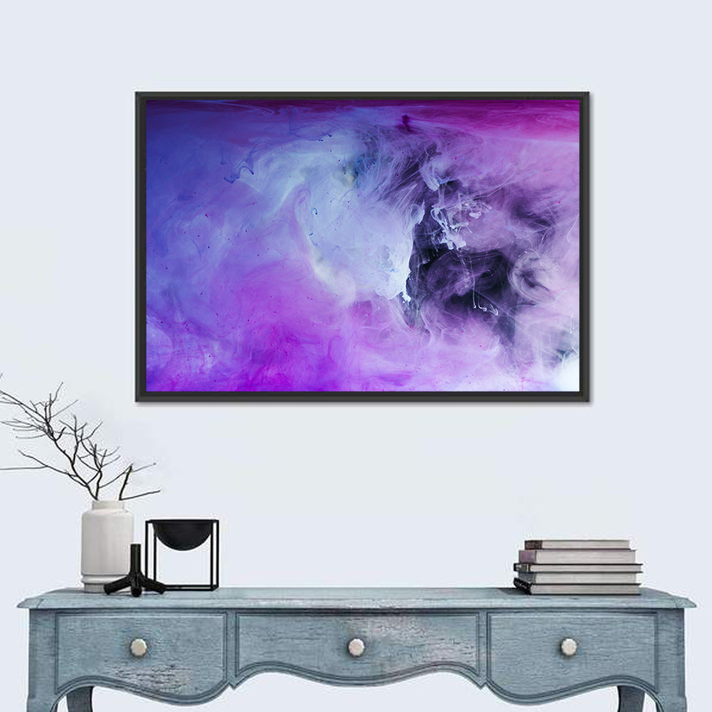 Ethereal Purple Swirl Wall Art