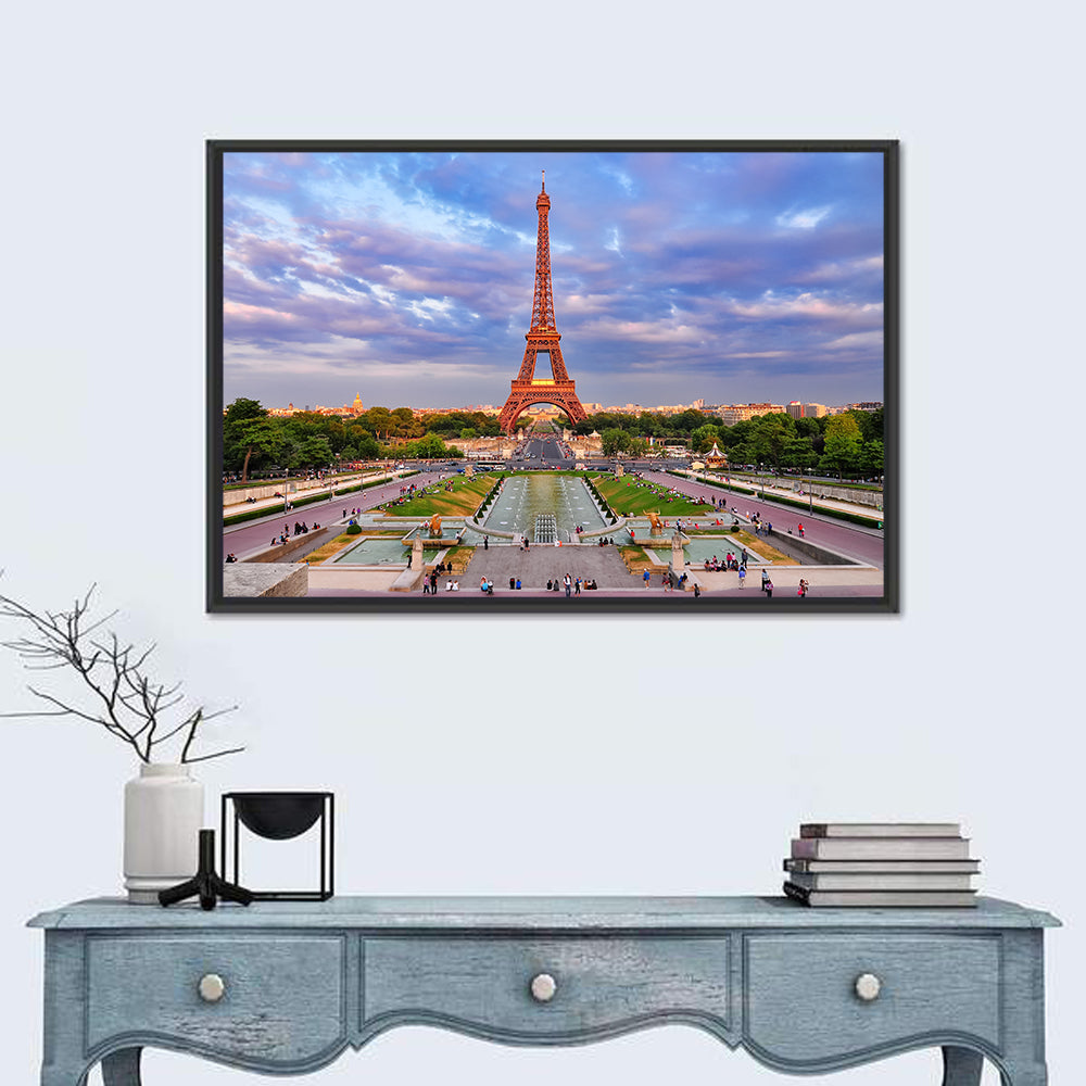 Eiffel Tower at Golden Hour Wall Art