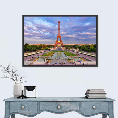 Eiffel Tower at Golden Hour Wall Art