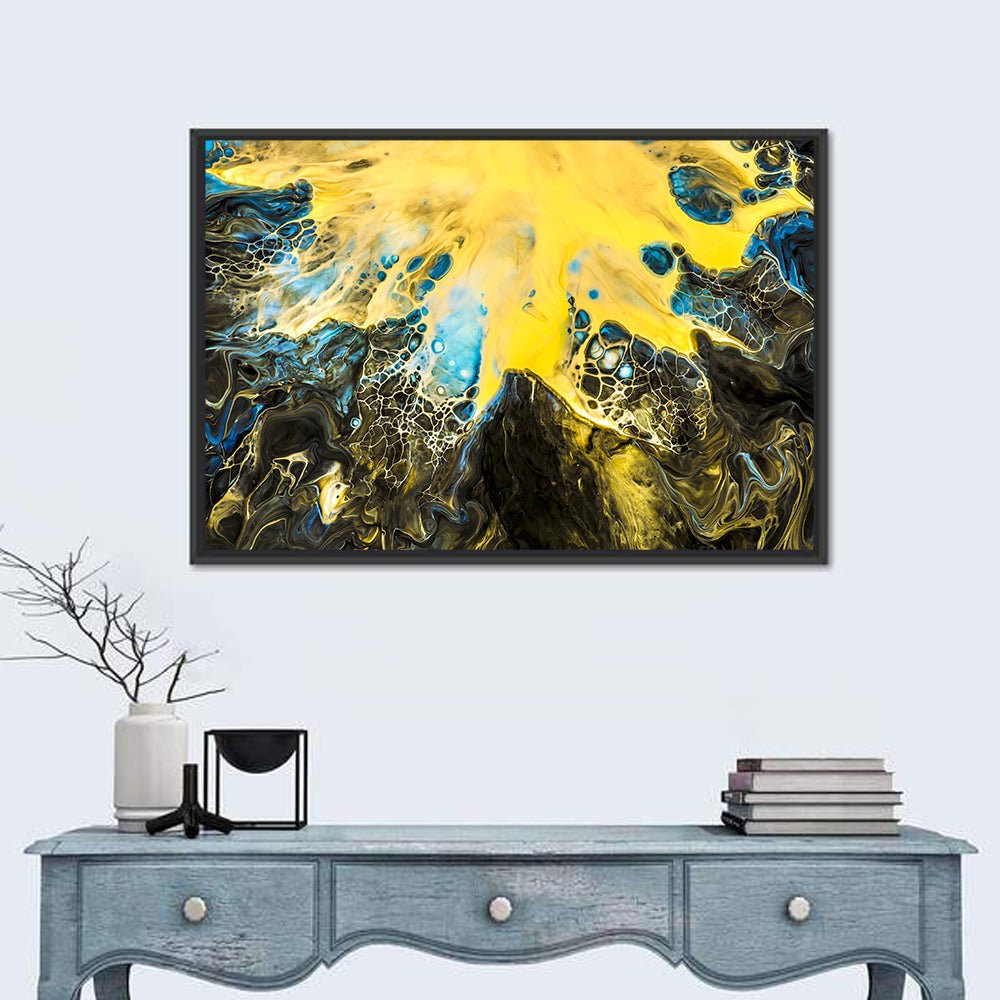 Cellular Fluid Burst Wall Art