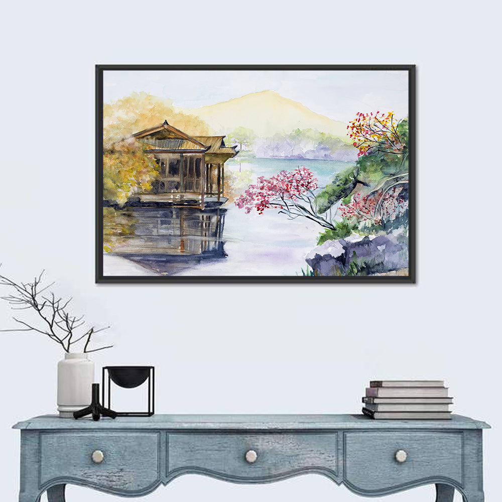 West Lake, Hangzhou Wall Art in a room, landscape