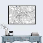 Atlanta Schematic Map Wall Art