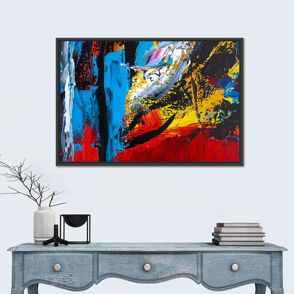 Vibrant Impasto Texture Ii Wall Art