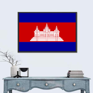 Flag Of Cambodia Wall Art