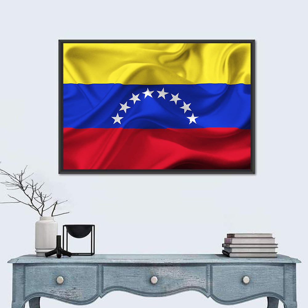 Venezuelan Flag with Stars Wall Art
