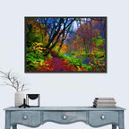 Autumn Along Oirase River Wall Art