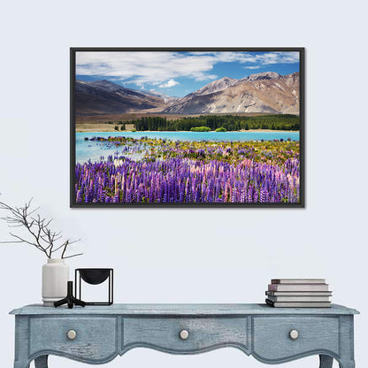 Lupines at Lake Tekapo Wall Art