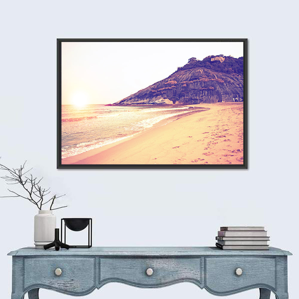 Sai Noi Beach Wall Art in a room, landscape
