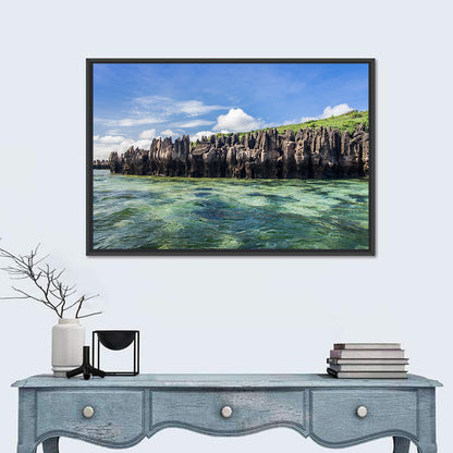 Emerald Sea Coastline, Madagascar Wall Art