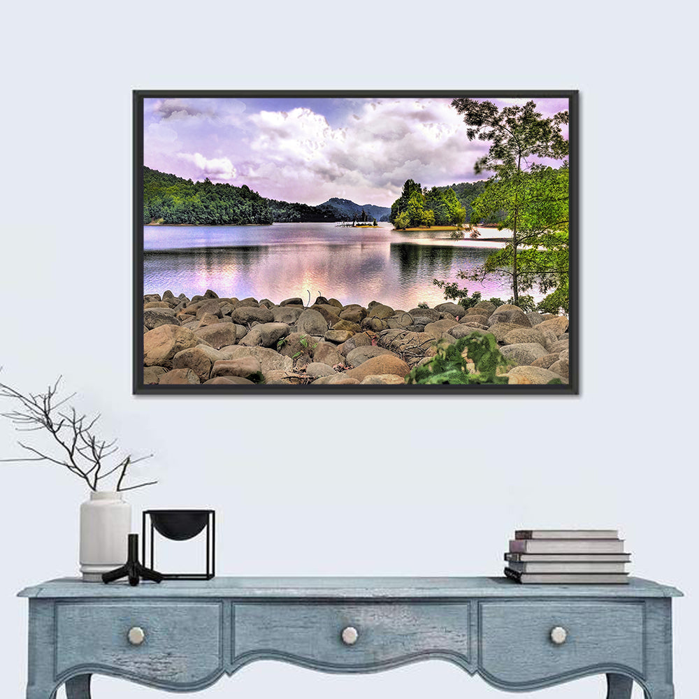 Glenville Lake Shoreline Wall Art