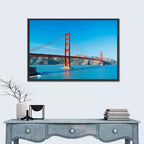 Golden Gate Bridge Under Blue Sky Wall Art