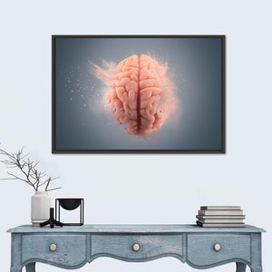 Human Brain CloseUp Wall Art