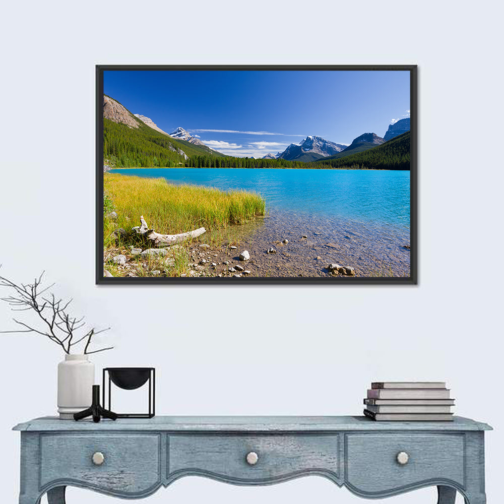 Jasper Lake with Driftwood Wall Art in a room, landscape