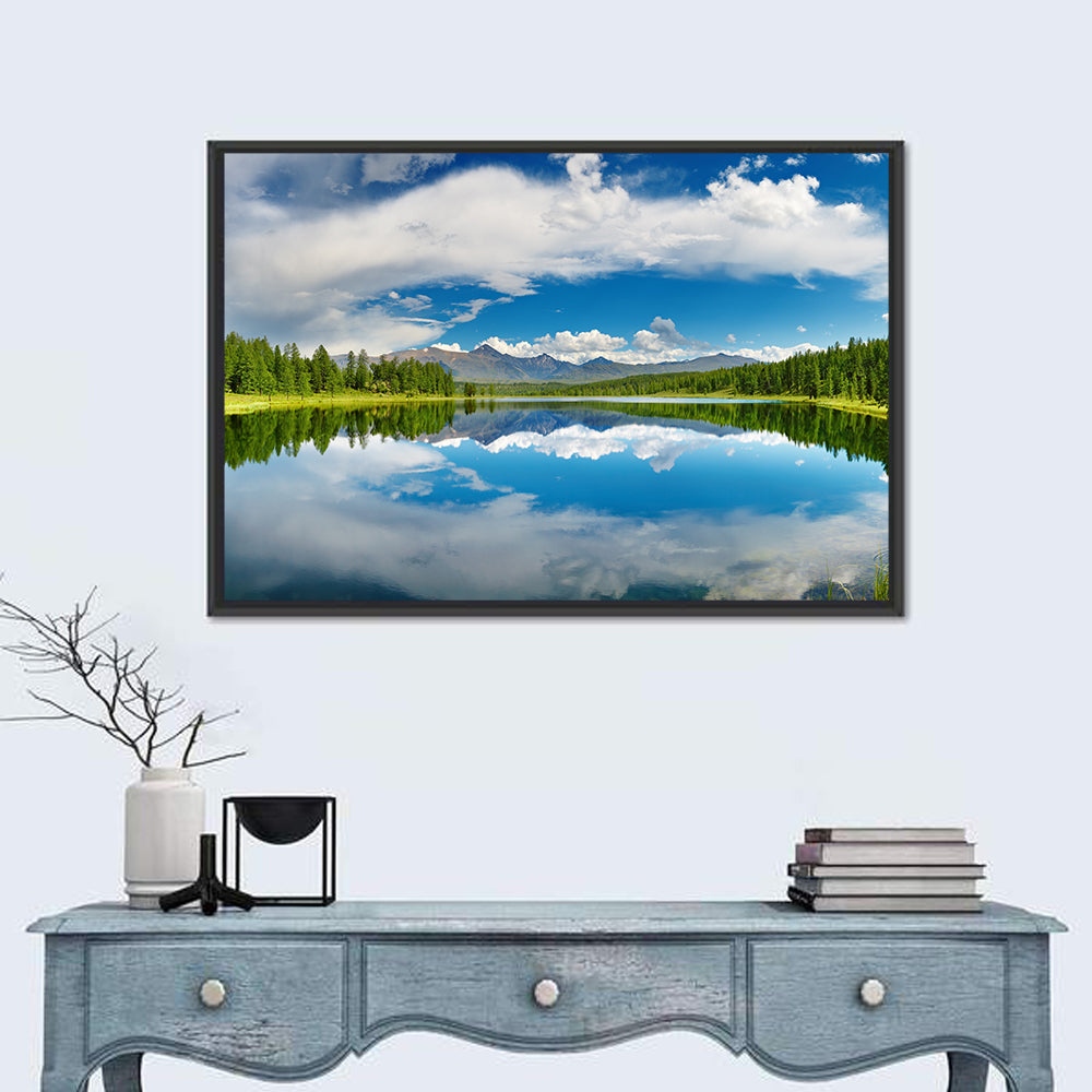 Mirror Lake in Altai Mountains Wall Art