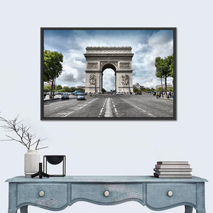 Famous Triumphal Arch Paris Wall Art