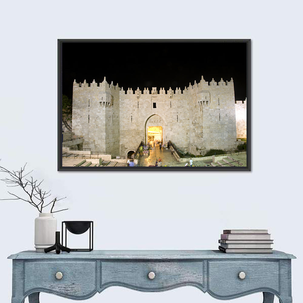 Damascus Gate at Night Wall Art