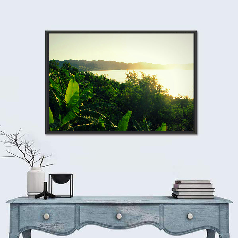 Sunrise Over Lake Bosumtwi Wall Art