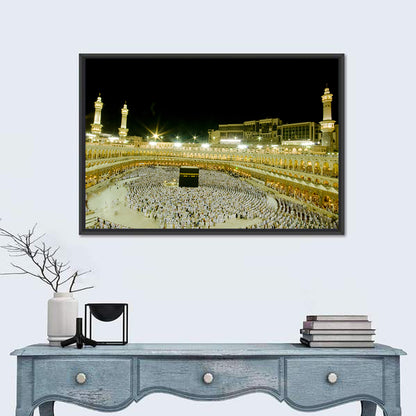 Night View of the Kaaba, Makkah Wall Art