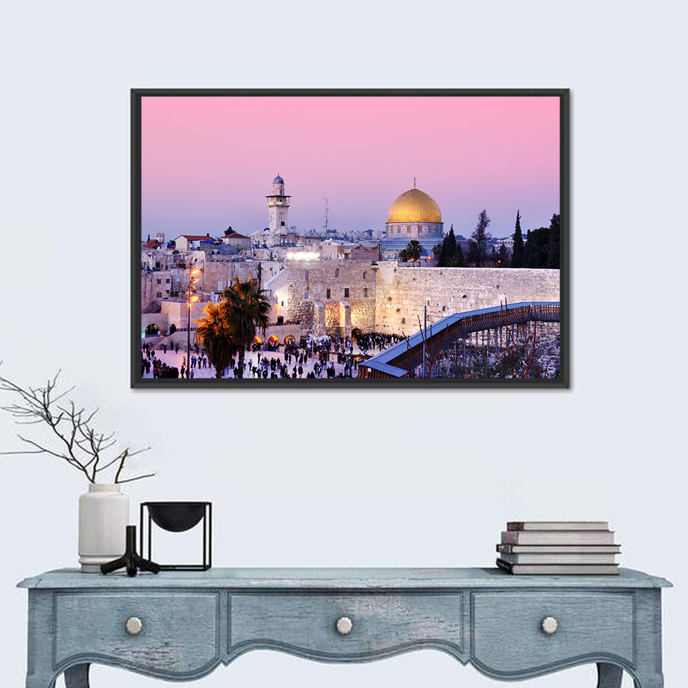 Dome of the Rock and Western , Jerusalem Wall Art