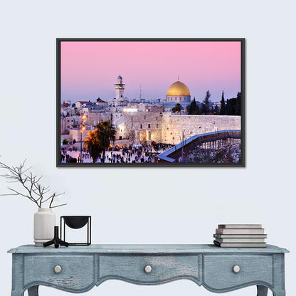 Dome of the Rock and Western , Jerusalem Wall Art