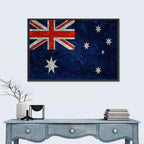 Distressed Australian Flag Wall Art