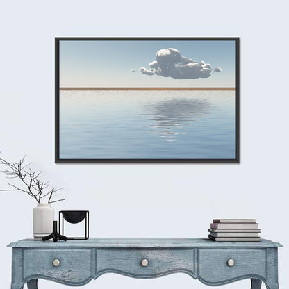 Single Cloud Reflection Wall Art