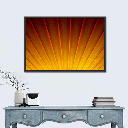 Pleated Sunburst Illustration Wall Art