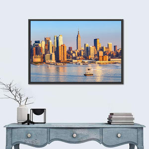 Manhattan At Sunrise Wall Art