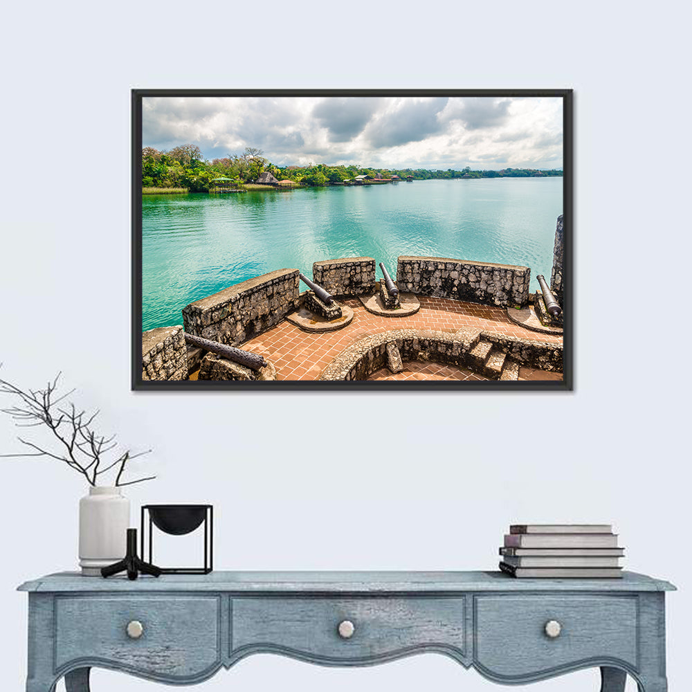 Castle of San Felipe De Lara Wall Art in a room, landscape