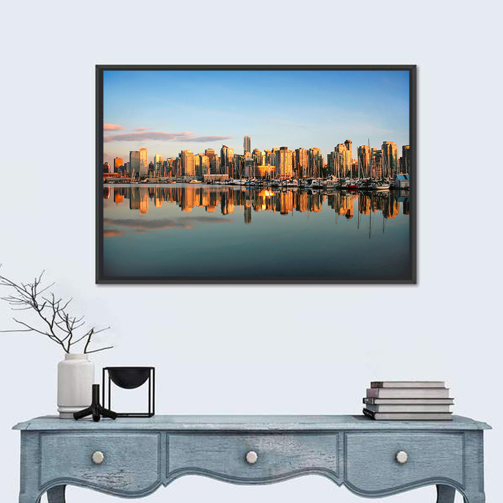 Vancouver Downtown Skyline Wall Art