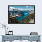 Trolltunga Over Ringedalsvatnet Wall Art