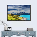 Mount Cook Over Lake Pukaki Wall Art