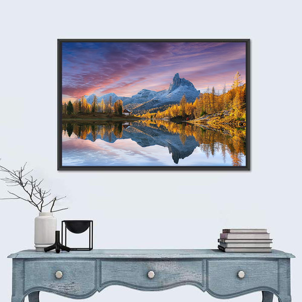 Lago Di Federa, Dolomites Sunset Wall Art