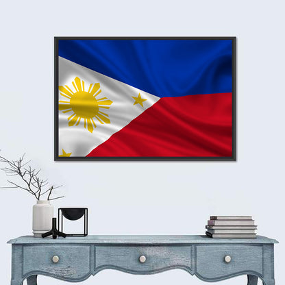 Philippine Flag with Stylized Sun Wall Art