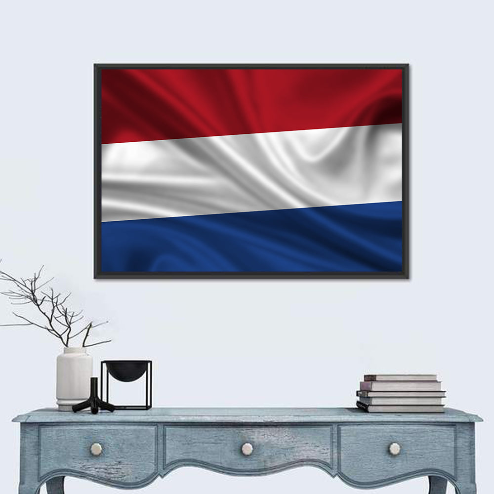 Dutch Tricolor Flag Wall Art