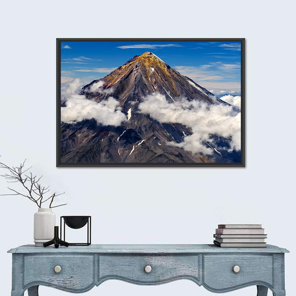 Koryaksky Volcano, Russia Wall Art in a room, landscape