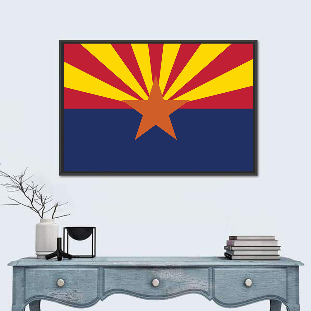 Arizona State Flag Graphic Wall Art