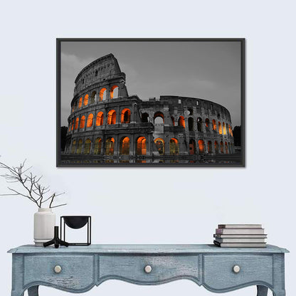 Colosseum at Dusk, Rome Wall Art