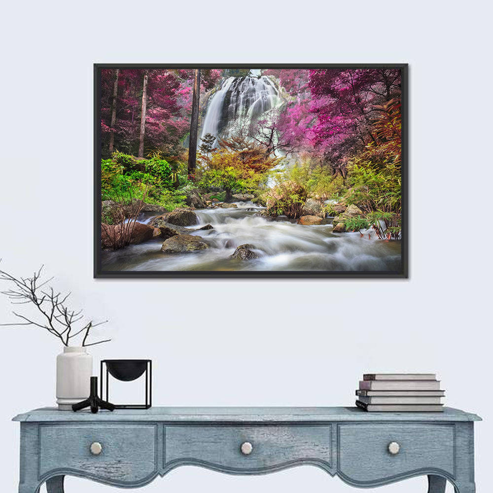 Klonglan Forest Waterfall, Thailand Wall Art