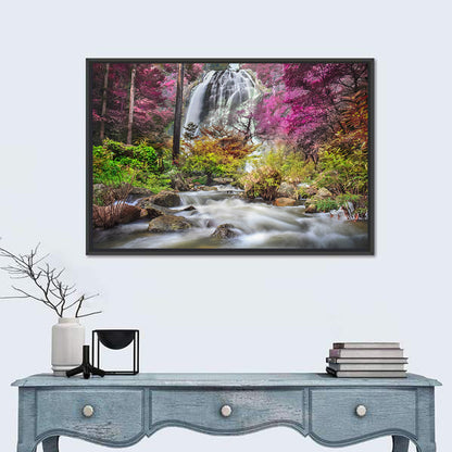 Klonglan Forest Waterfall, Thailand Wall Art