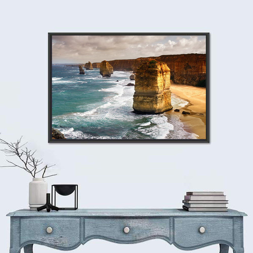 Twelve Apostles at Port Campbell Wall Art in a room, landscape