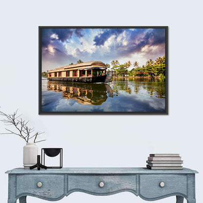 Alleppey Houseboat, Kerala Backwaters Wall Art