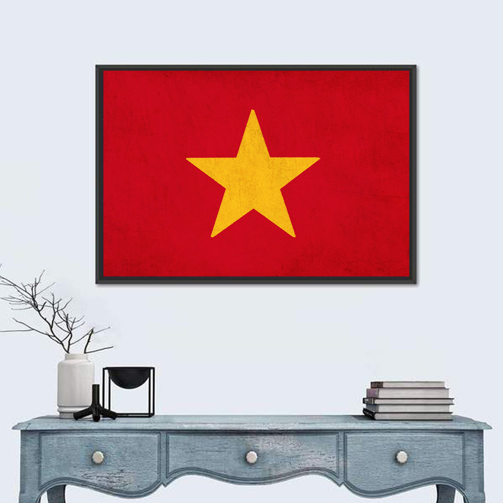 Vietnamese Flag Graphic Wall Art