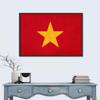 Vietnamese Flag Graphic Wall Art