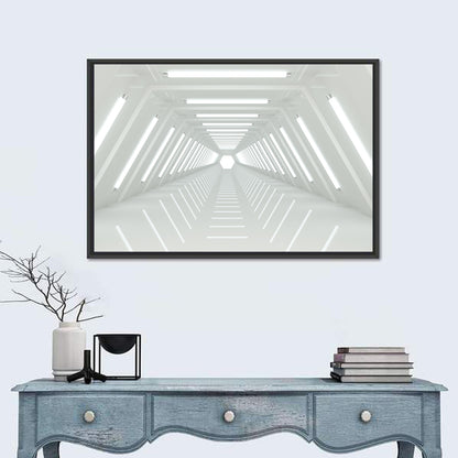 White Tunnel Wall Art